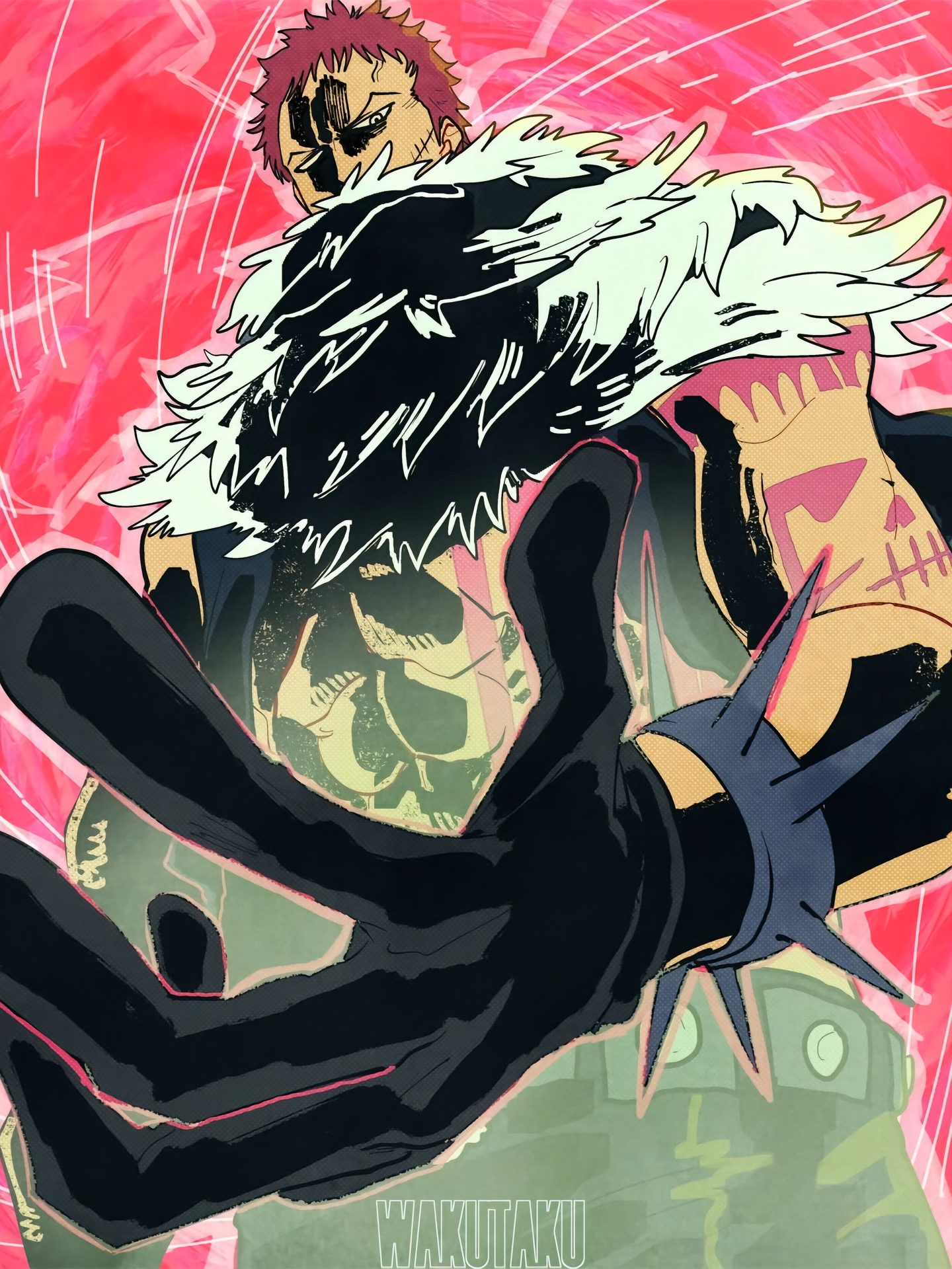 The One Piece artwork from @waku99taku is absolutely awesome.